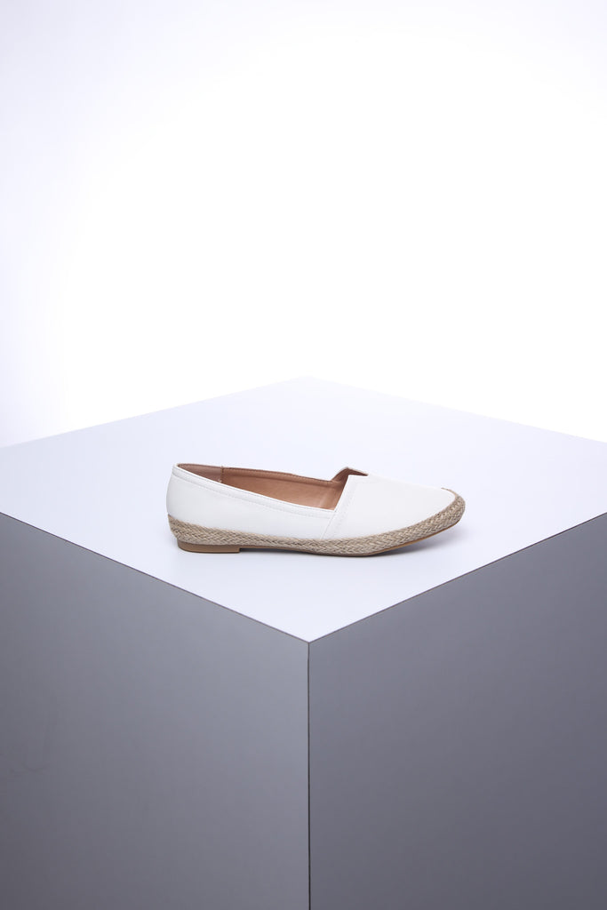 נעלי אספדריל - לבן