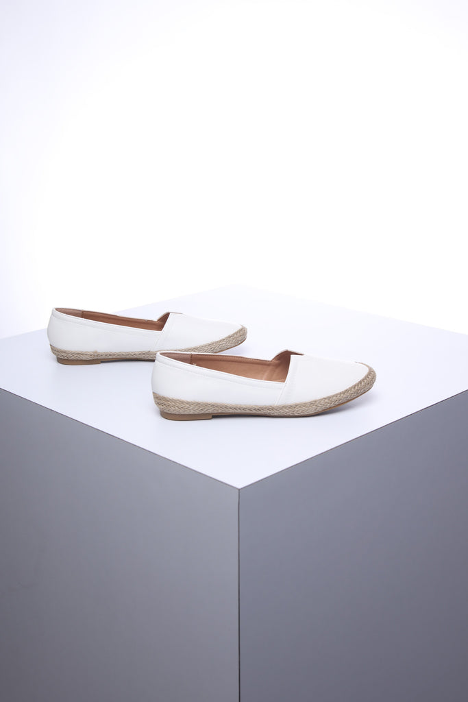 נעלי אספדריל - לבן
