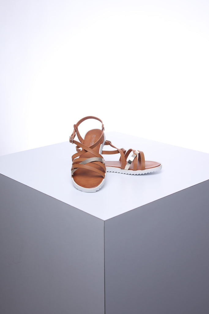 סנדלי אילה - חום