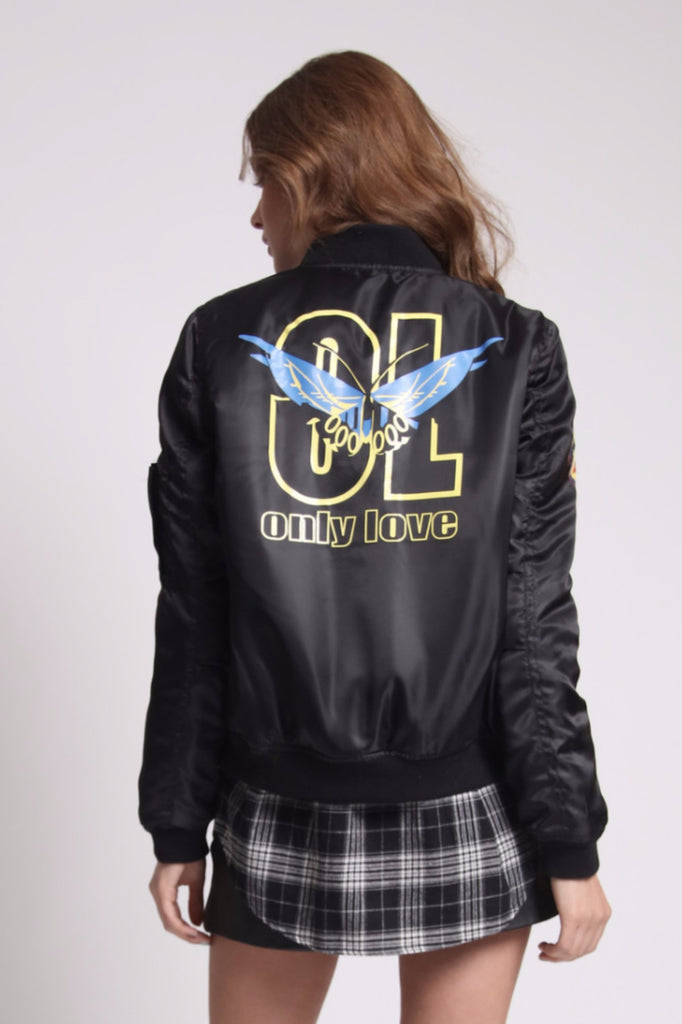 ג׳קט בומבר סטאליון - שחור