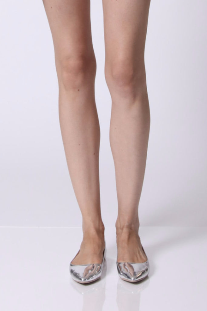 נעלי סירה - כסף