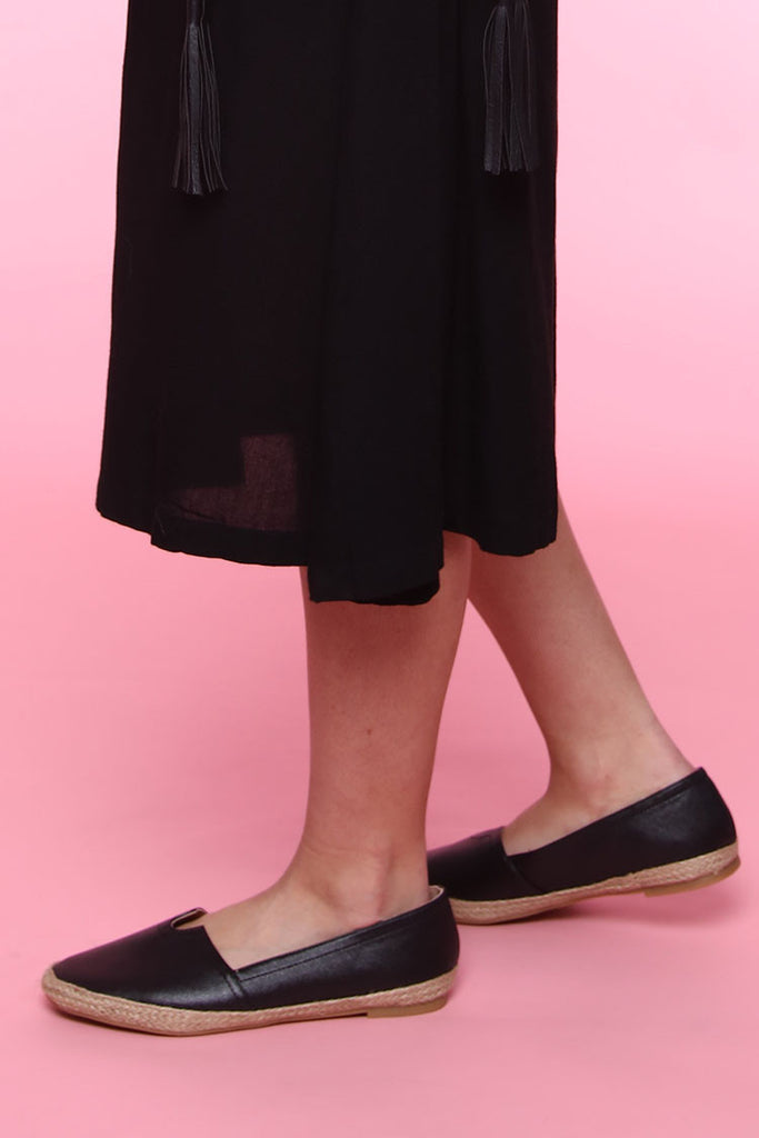 נעלי אספדריל - שחור